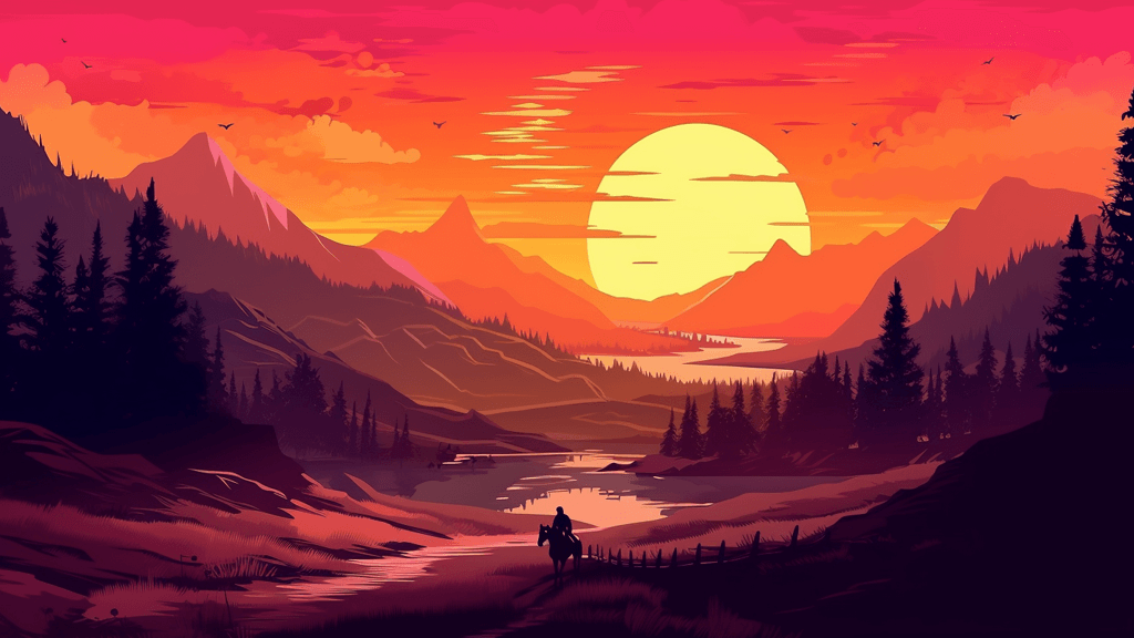 The Oregon Trail Deluxe (background)